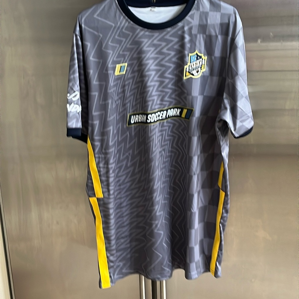 Urban Soccer Park 100% polyester sublimated team jersey.